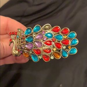 Peacock Bracelet Gold Multi Color